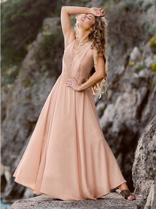 Joyfolie Dresses & Skirts - Joyfolie Women’s Skylar Dress in Blush size L Large NWT